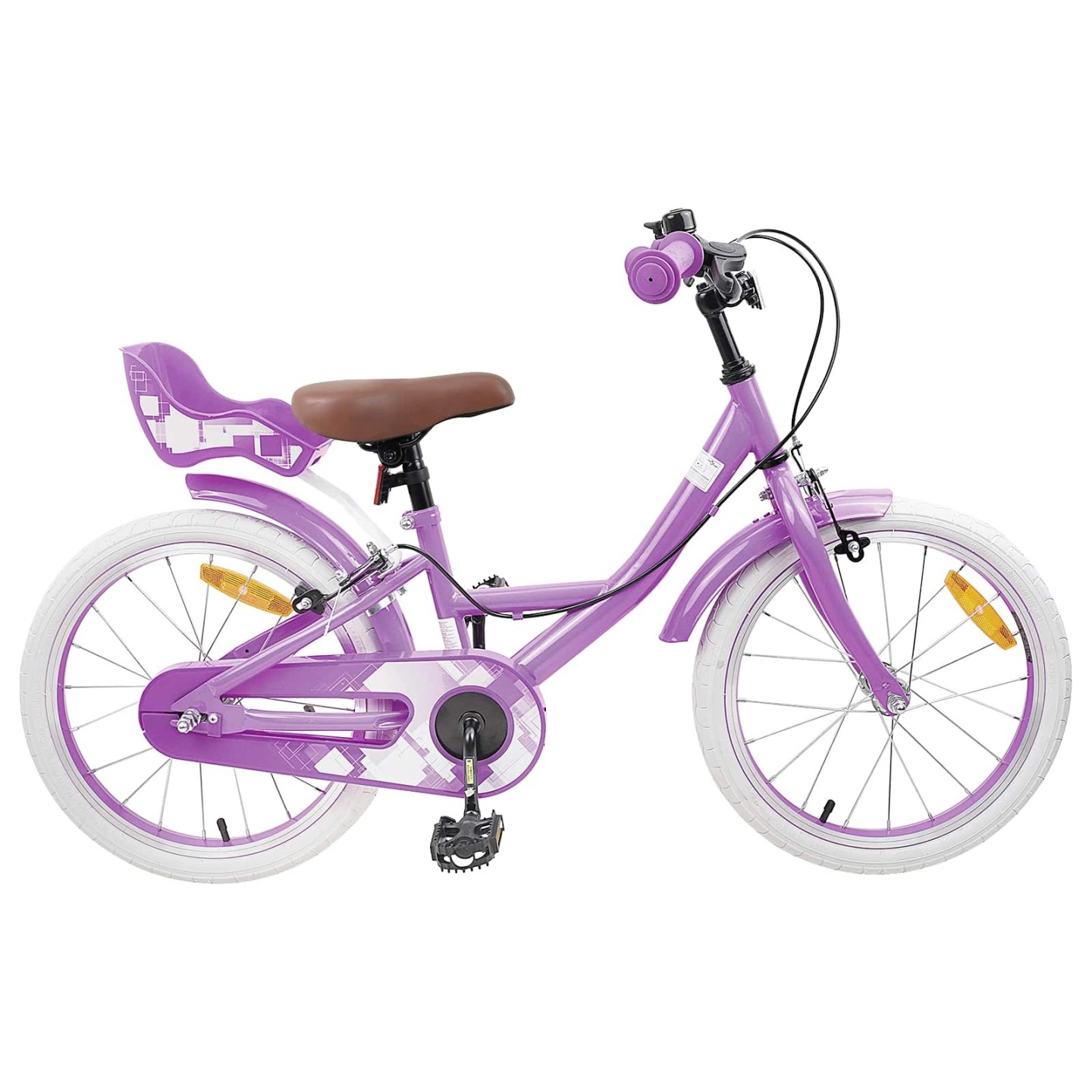 Vélo pour Enfants 18 Pouces for 5-7 Years Old Pourpre