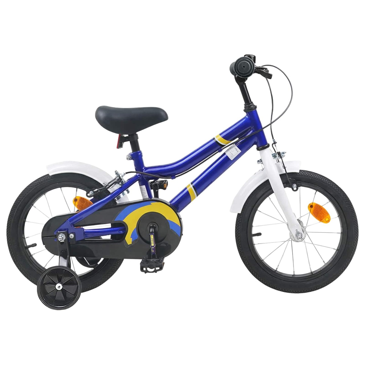 Vélo pour enfants 16 Pouces for 4-6 Years Old Bleu et Blanc