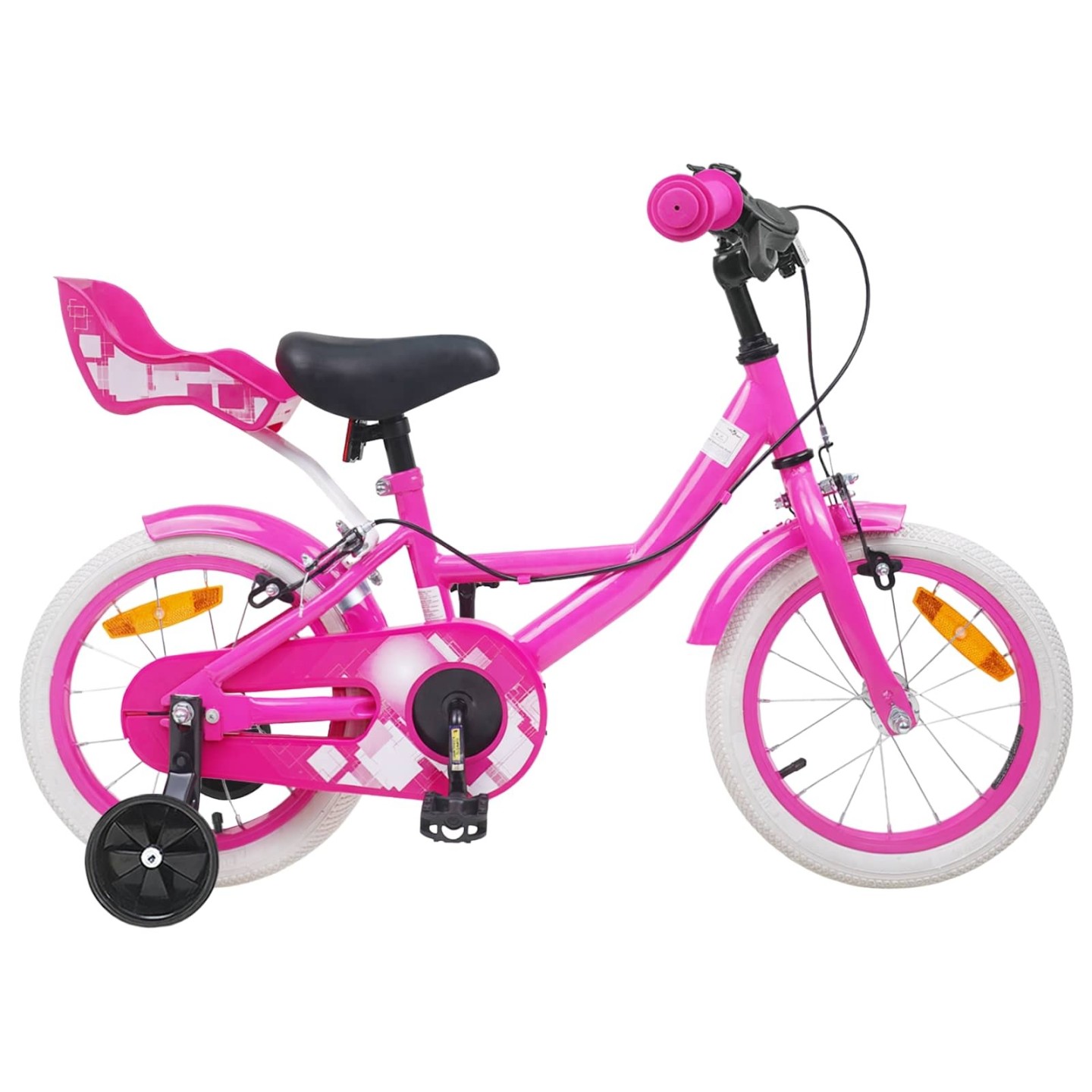 Vélo pour Enfants 12 Pouces for 2-4 Years Old Rose