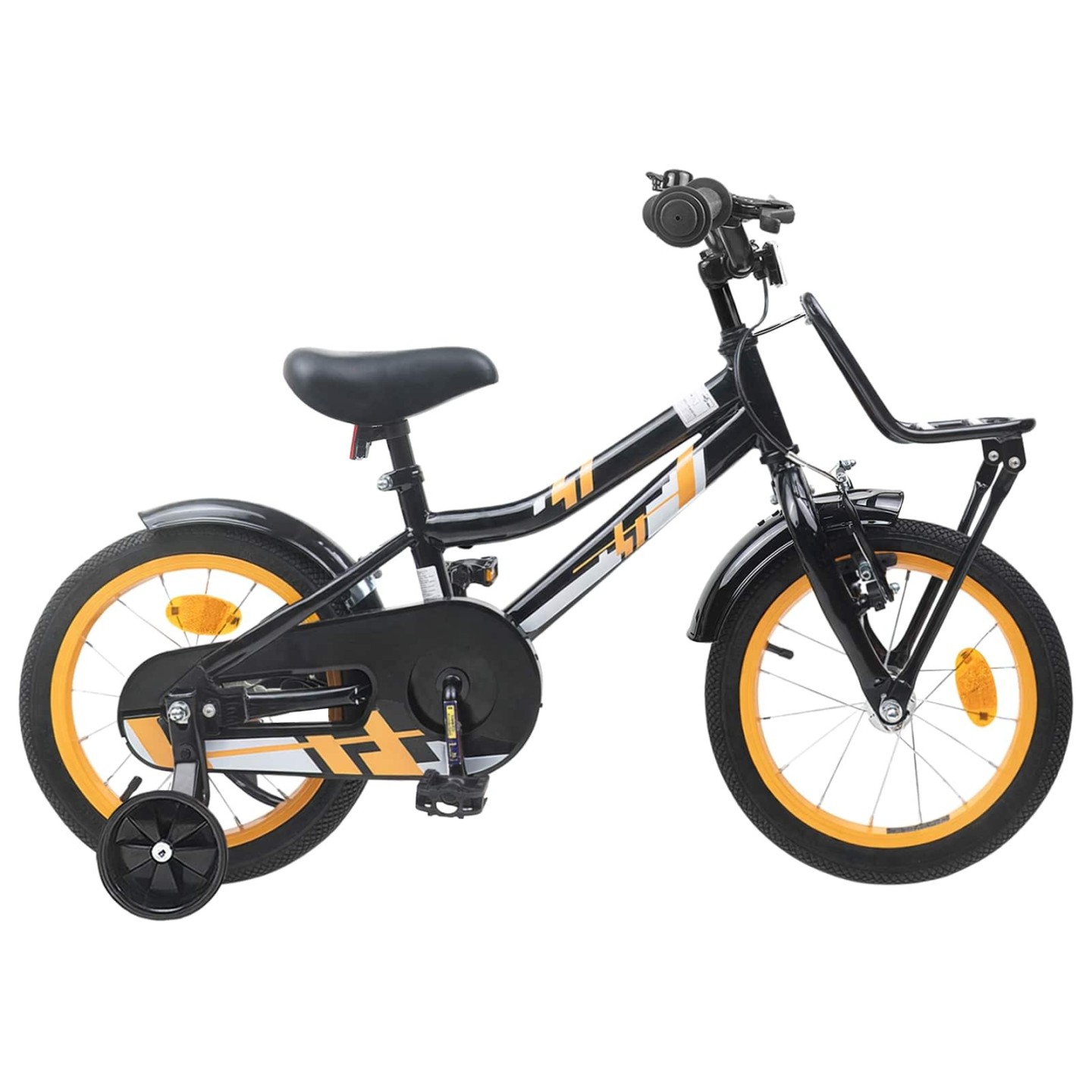 Vélo pour Enfants 12 Pouces for 2-4 Years Old Orange Noir