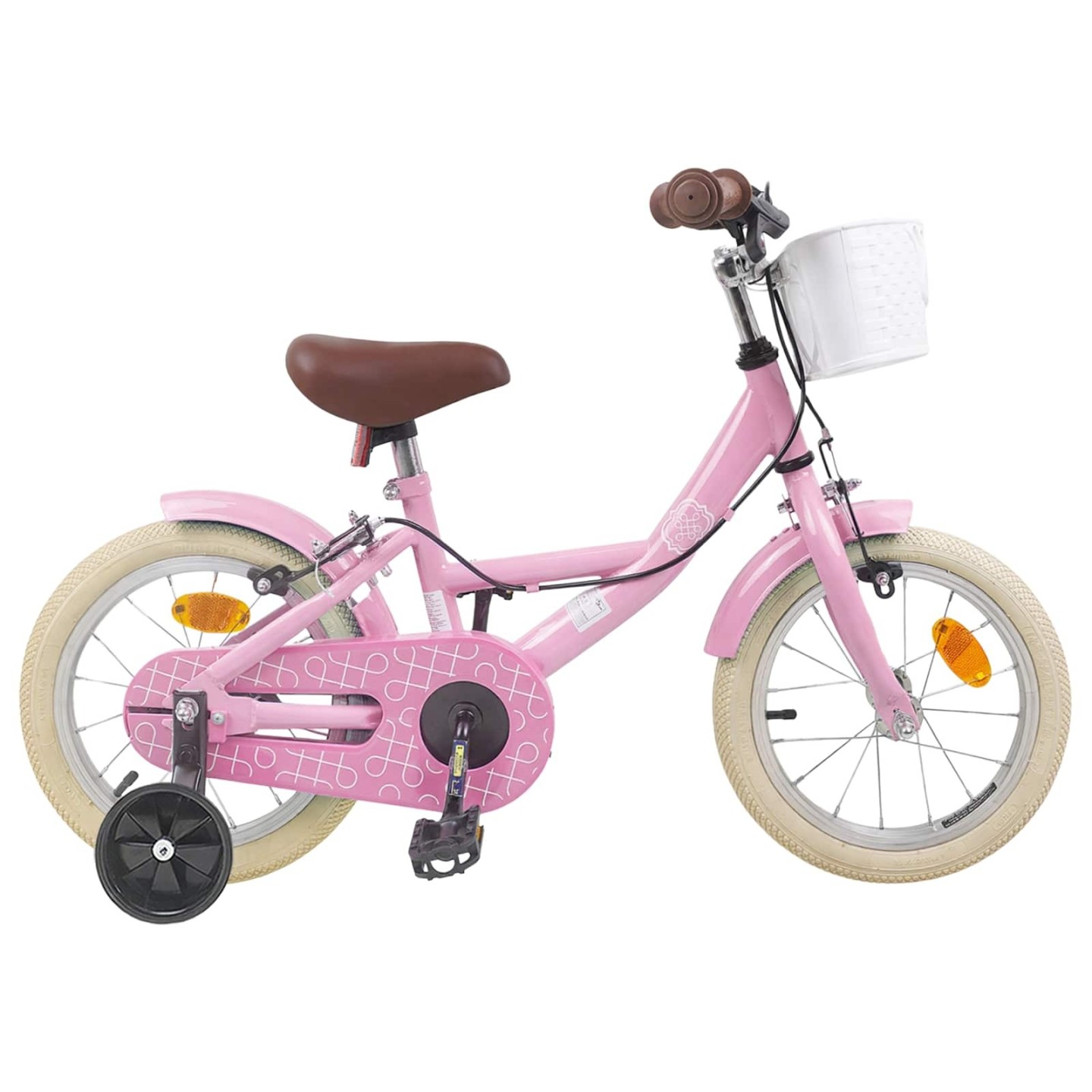 Vélo pour Enfants 14 Pouces pour les 3-5 ans Rose clair
