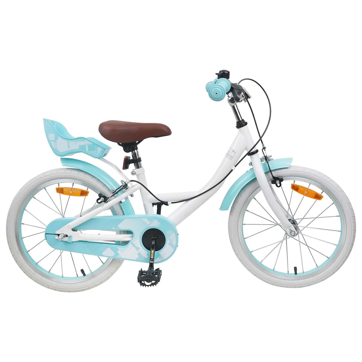 Vélo pour Enfants 18 Pouces for 5-7 Years Old Blanc