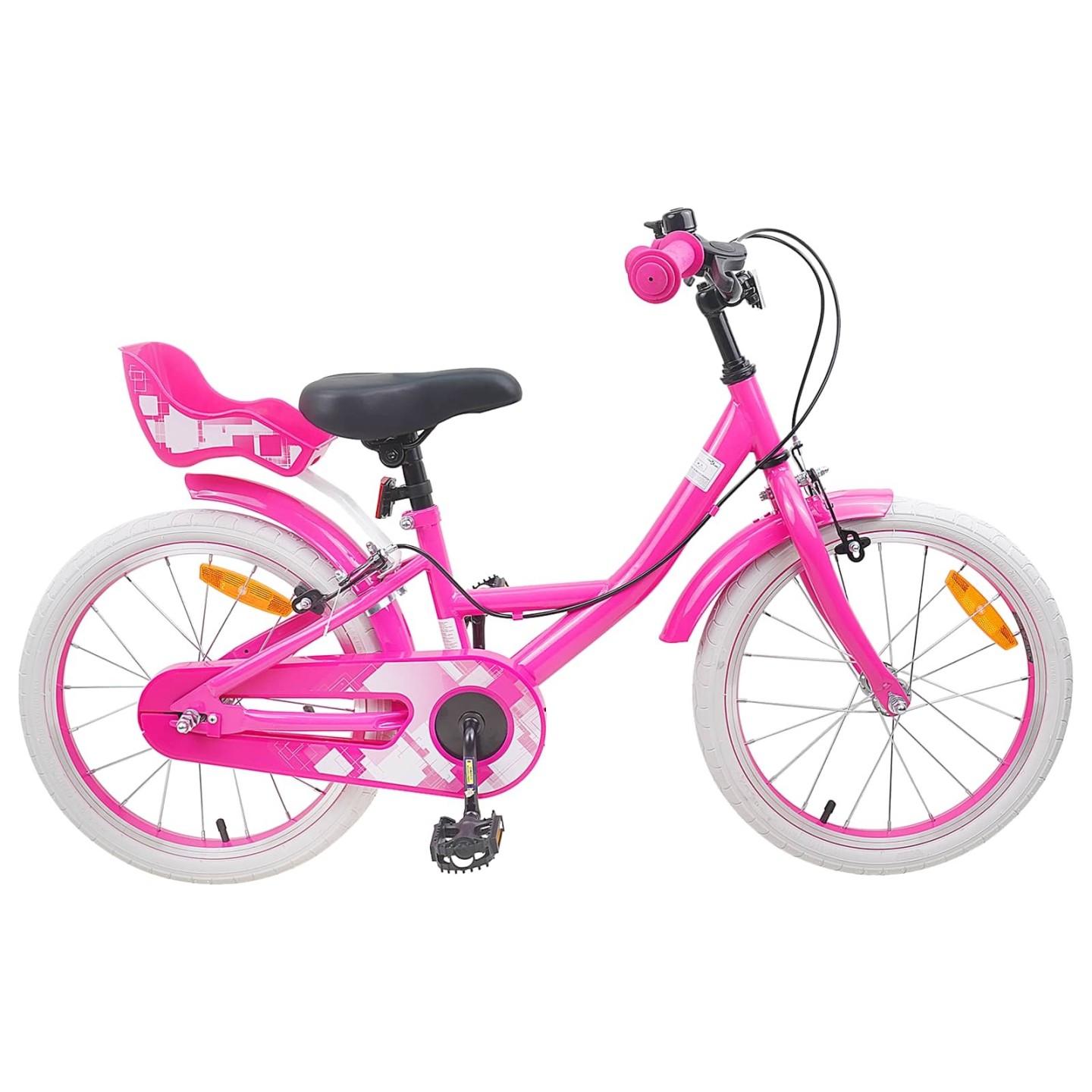 Vélo pour Enfants 18 Pouces for 5-7 Years Old Rose