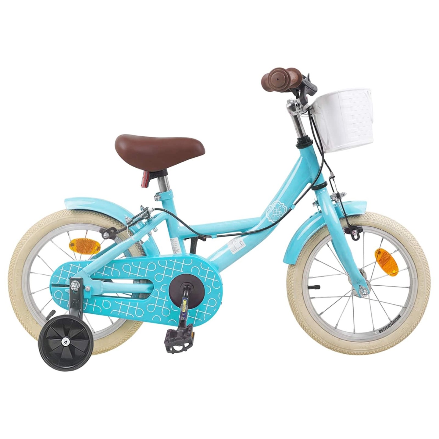 Vélo pour Enfants 14 Pouces pour les 3-5 ans Bleu clair
