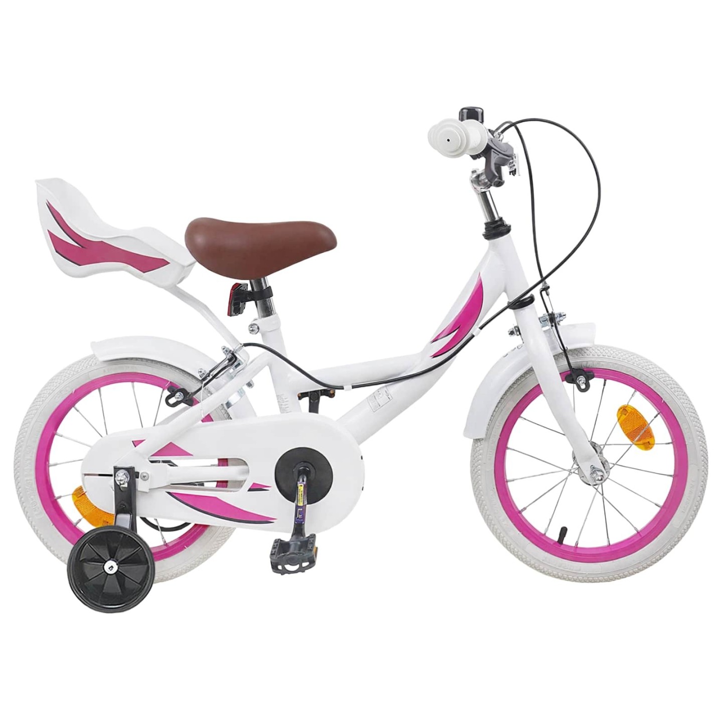 Vélo pour Enfants 16 Pouces for 4-6 Years Old Blanc