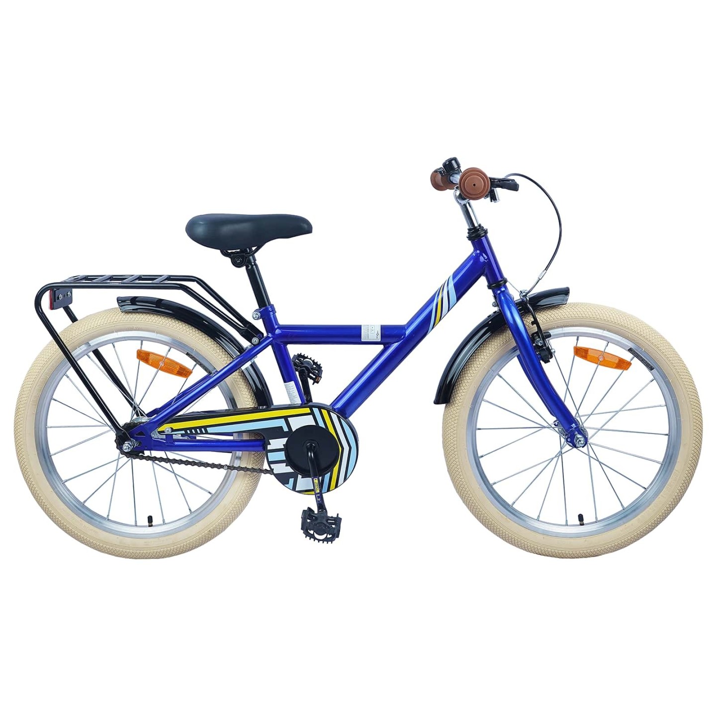 Vélo pour Enfants 18 Pouces for 5-7 Years Old Bleu foncé