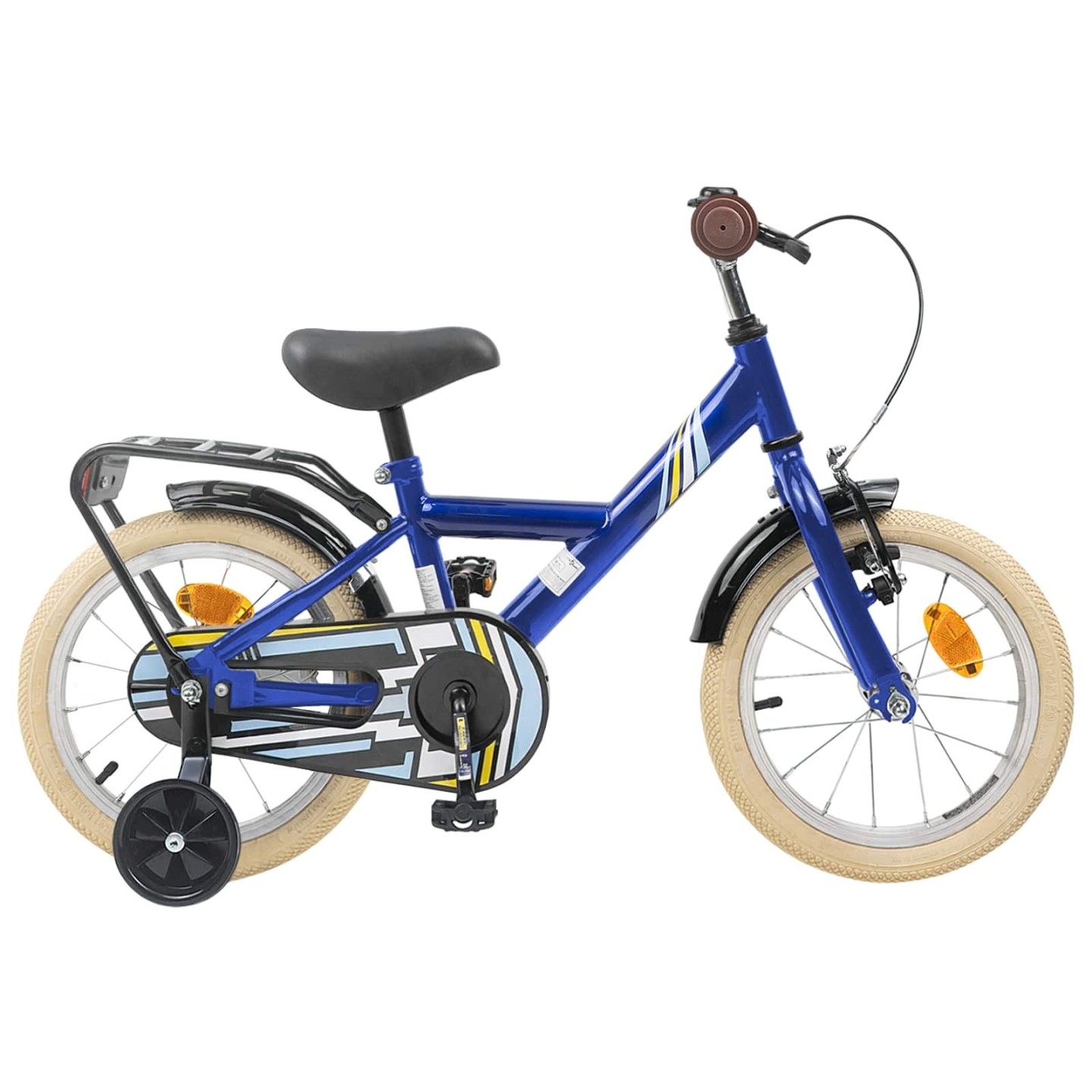 Vélo pour Enfants 14 Pouces for kids aged 3 to 5 Bleu foncé