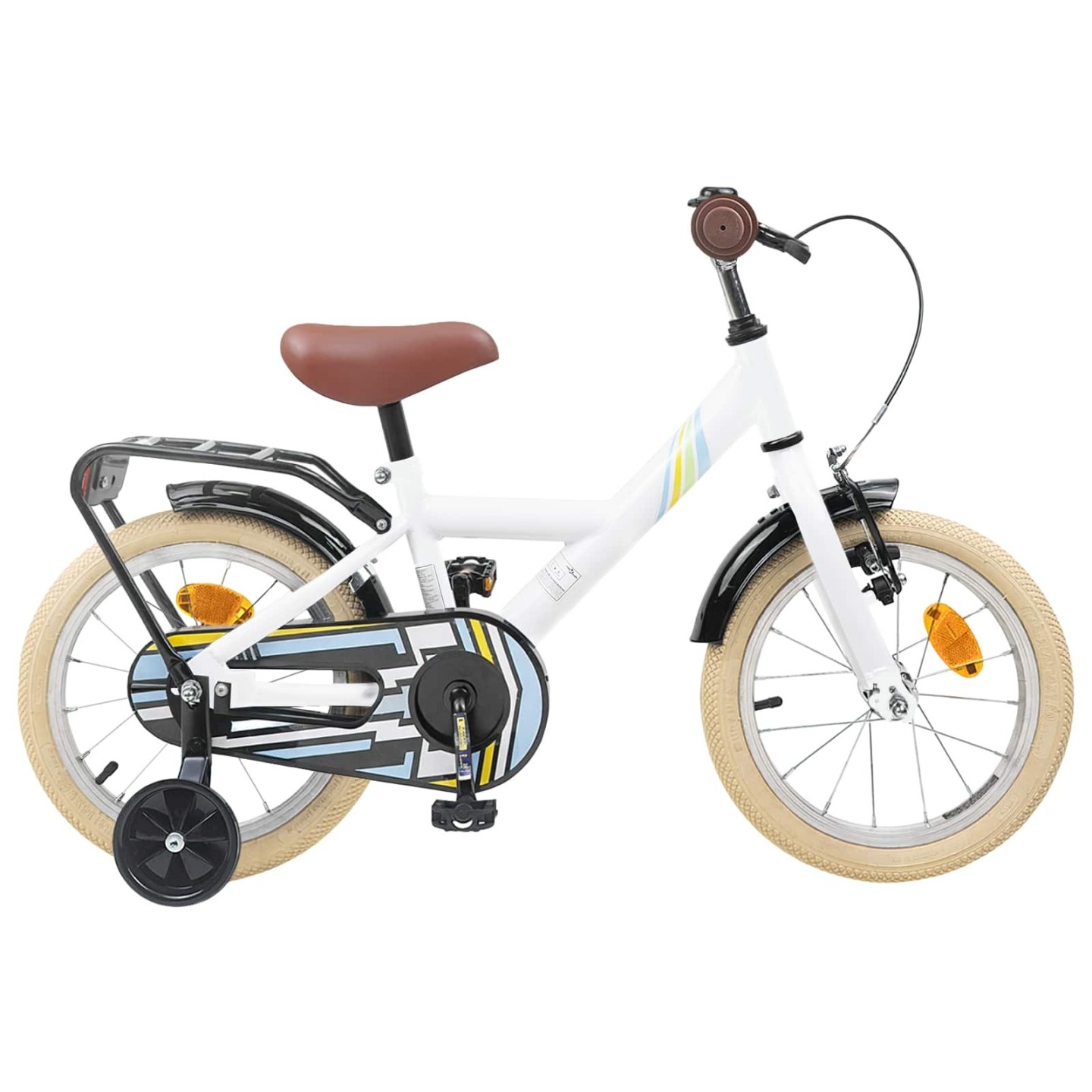 Vélo pour Enfants 16 Pouces for 4-6 Years Old Blanc