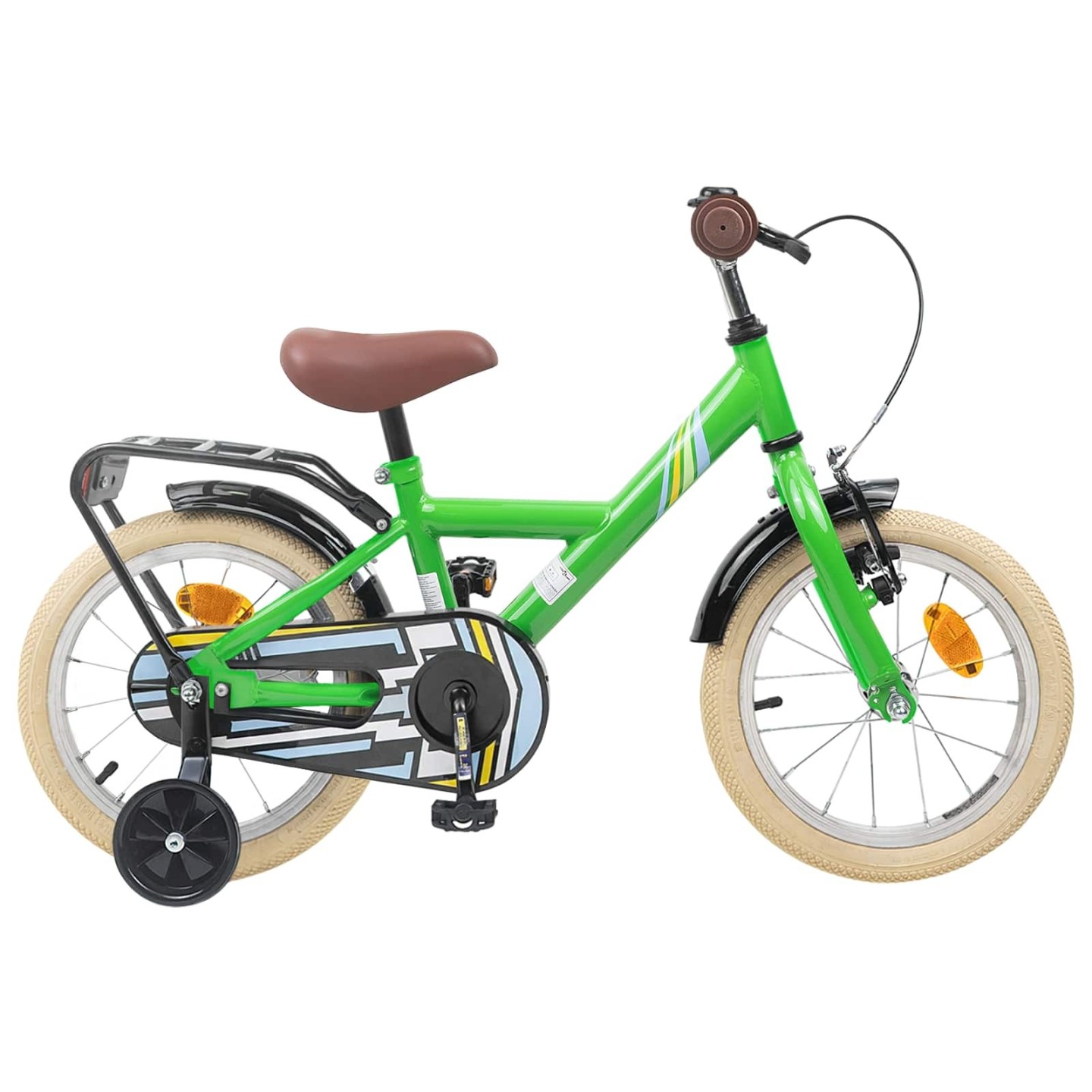 Vélo pour Enfants 14 Pouces for kids aged 3 to 5 Vert