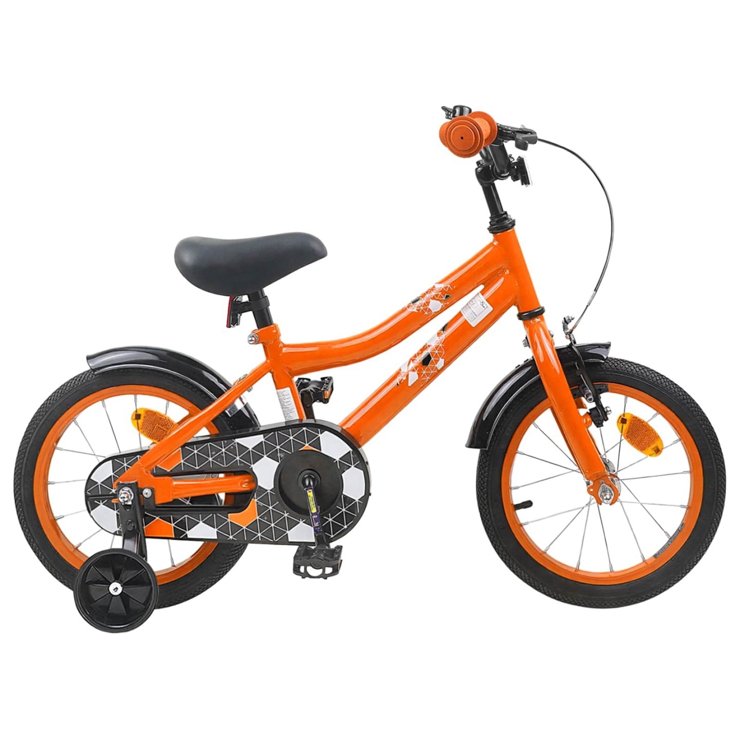 Vélo pour Enfants 14 Pouces for kids aged 3 to 5 Orange