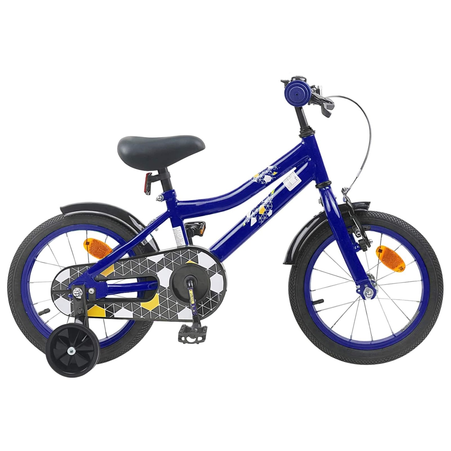 Vélo pour Enfants 12 Pouces for 2-4 Years Old Bleu foncé