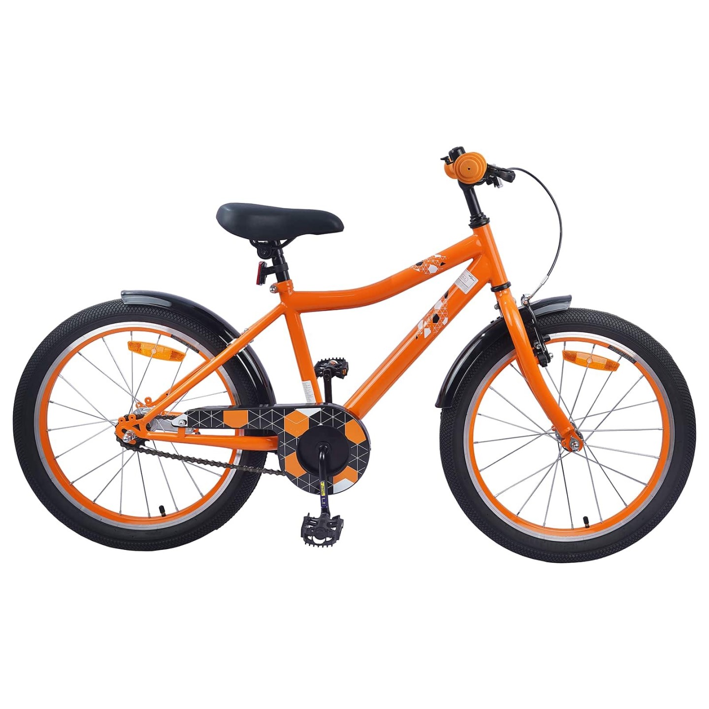 Vélo pour Enfants 18 Pouces for 5-7 Years Old Orange