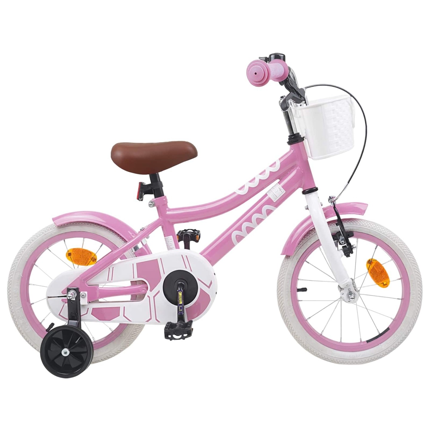 Vélo pour Enfants 16 Pouces pour 4-6 ans Rose clair