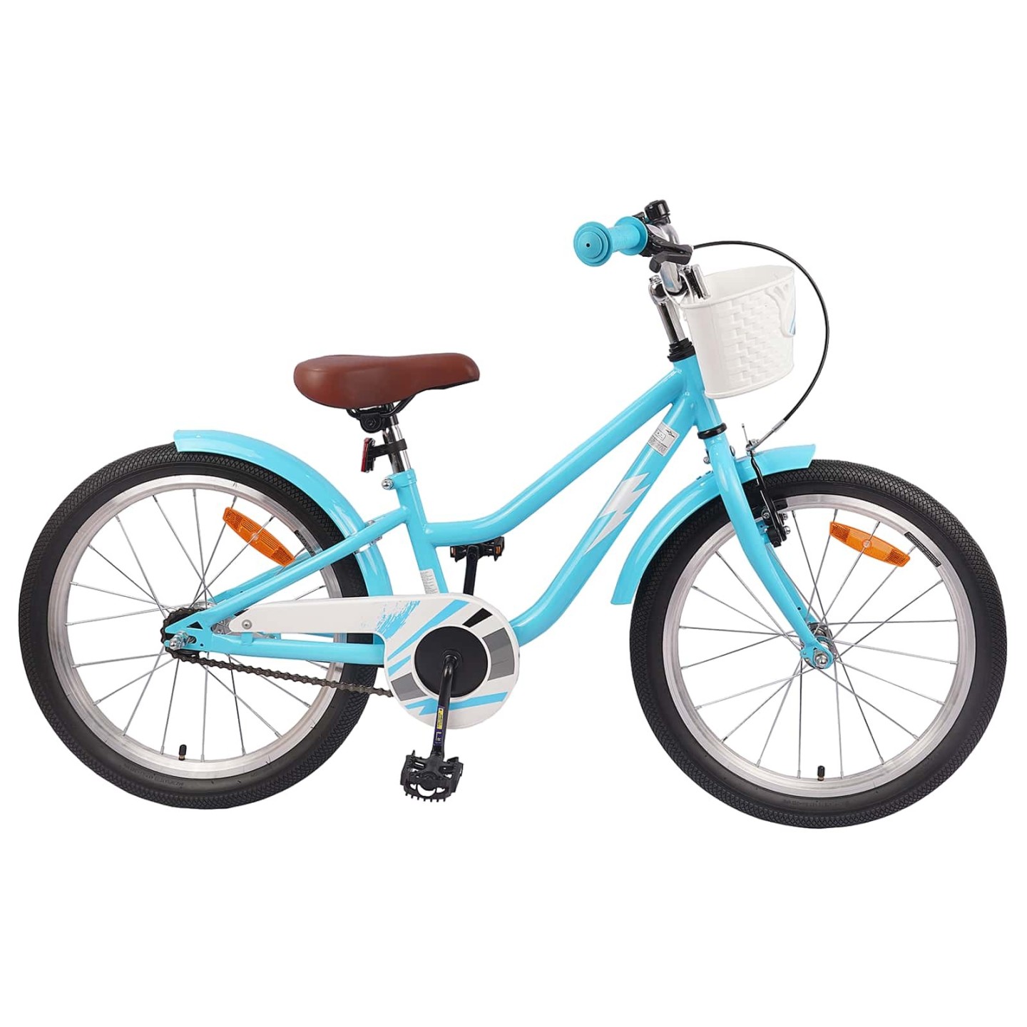 Vélo pour Enfants 18 Pouces pour les 5-7 ans Bleu clair