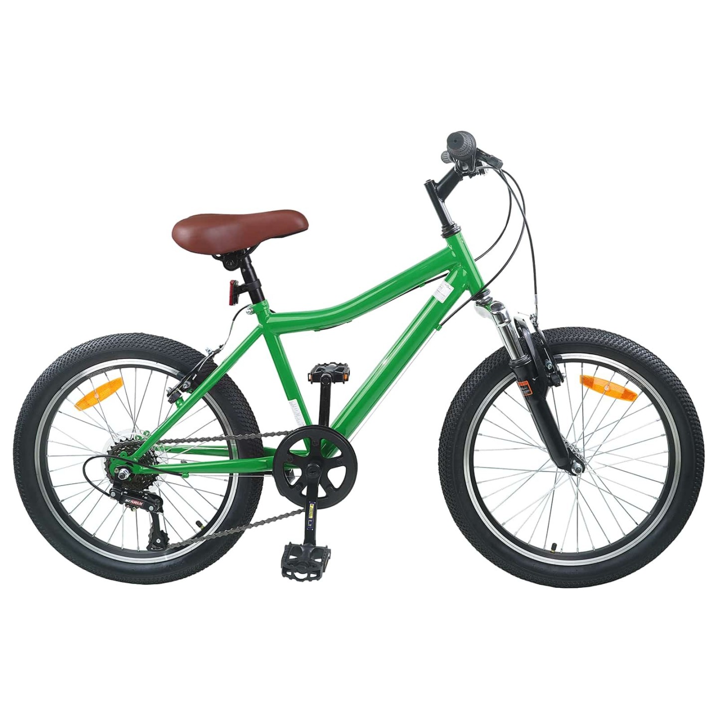 Vélo pour Enfants 24 Pouces 6-Vitesse pour les 8-12 ans Vert