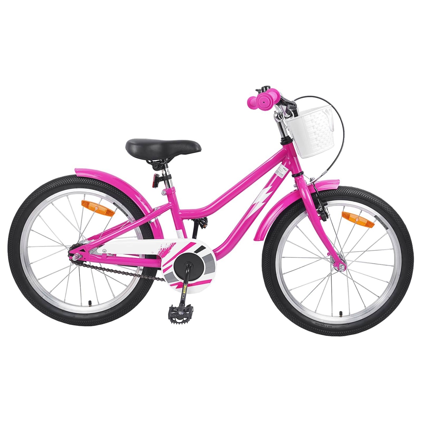 Vélo pour Enfants 18 Pouces pour les 5-7 ans Rose foncé