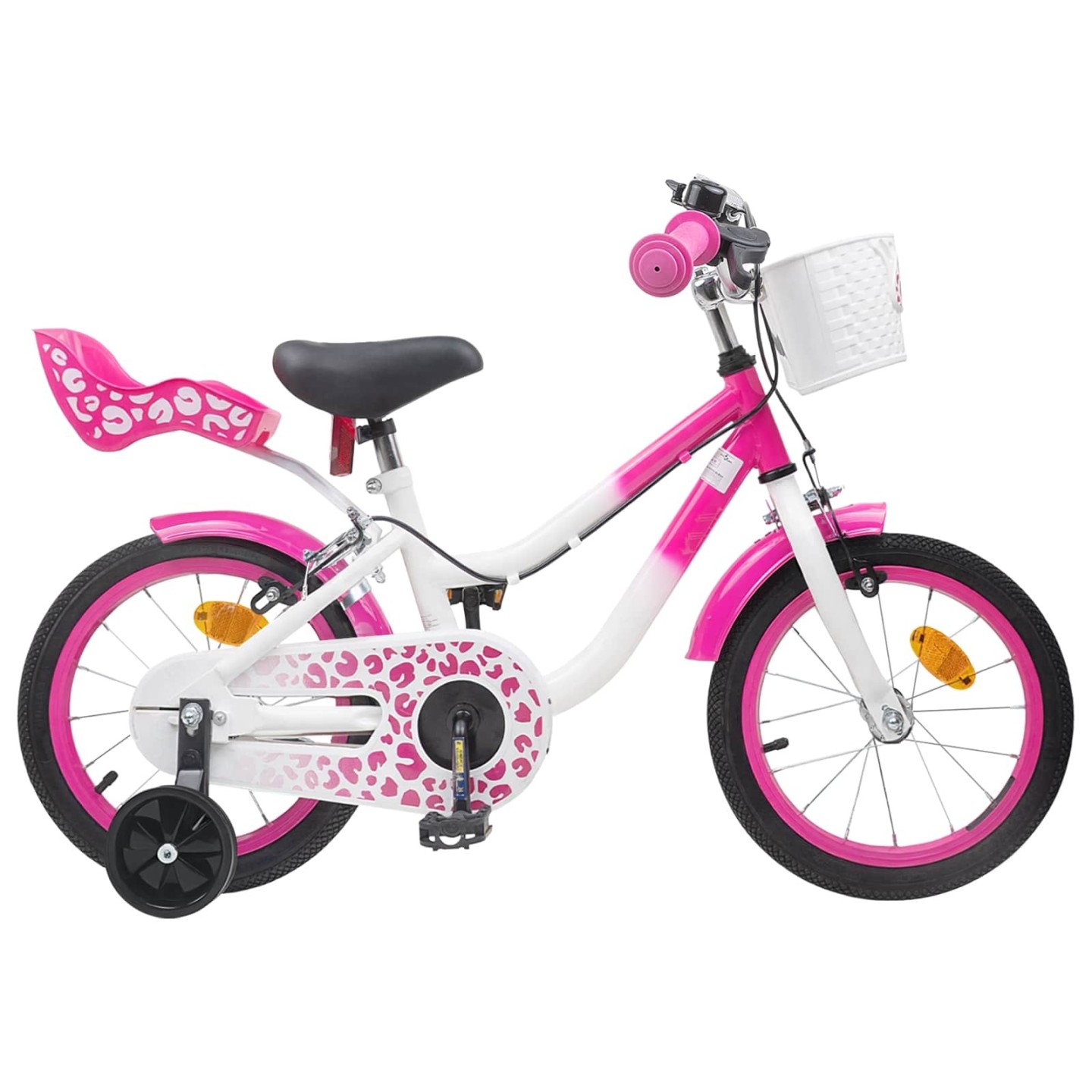 Vélo pour Enfants 12 Pouces for 2-4 Years Old Rose