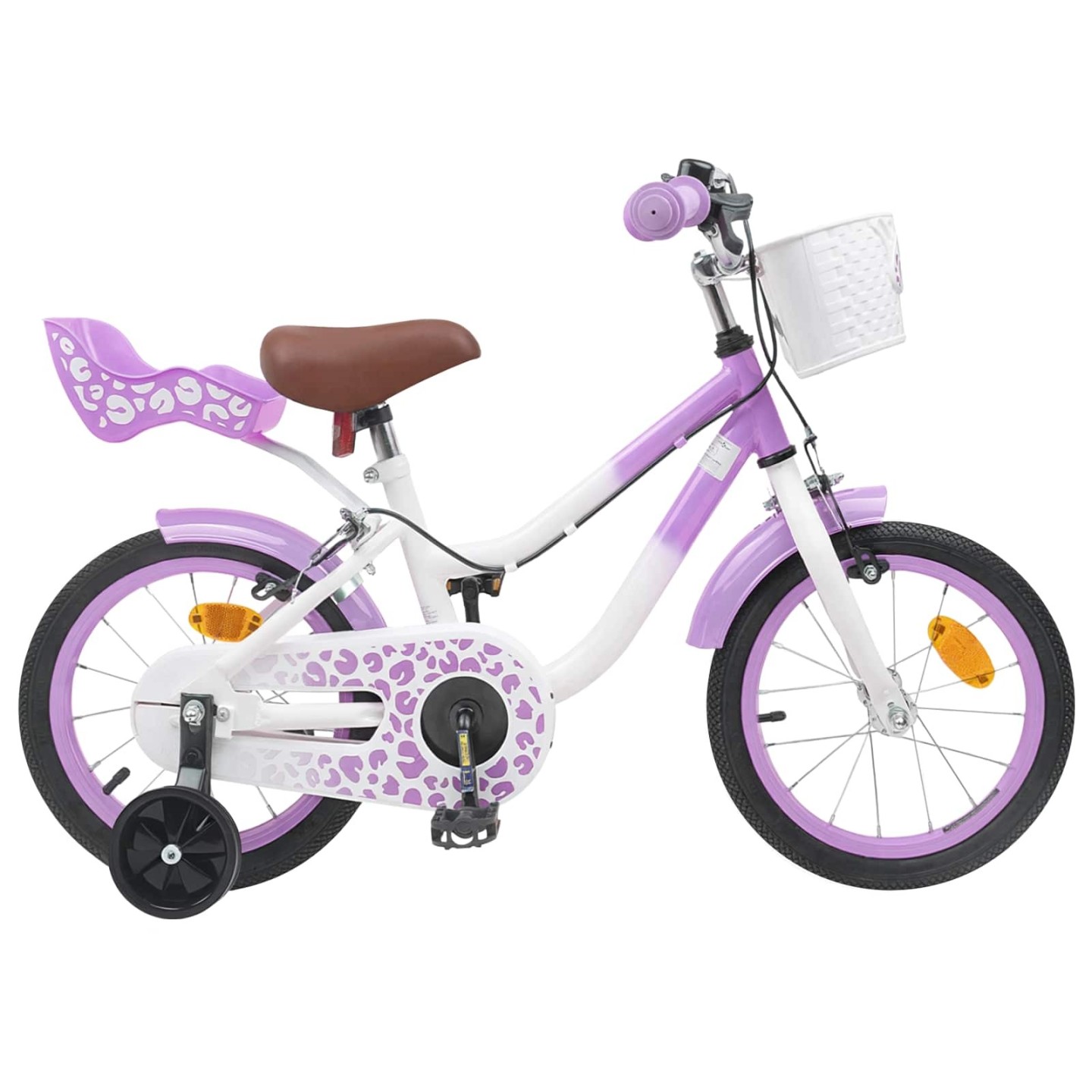 Vélo pour Enfants 16 Pouces for 4-6 Years Old Pourpre