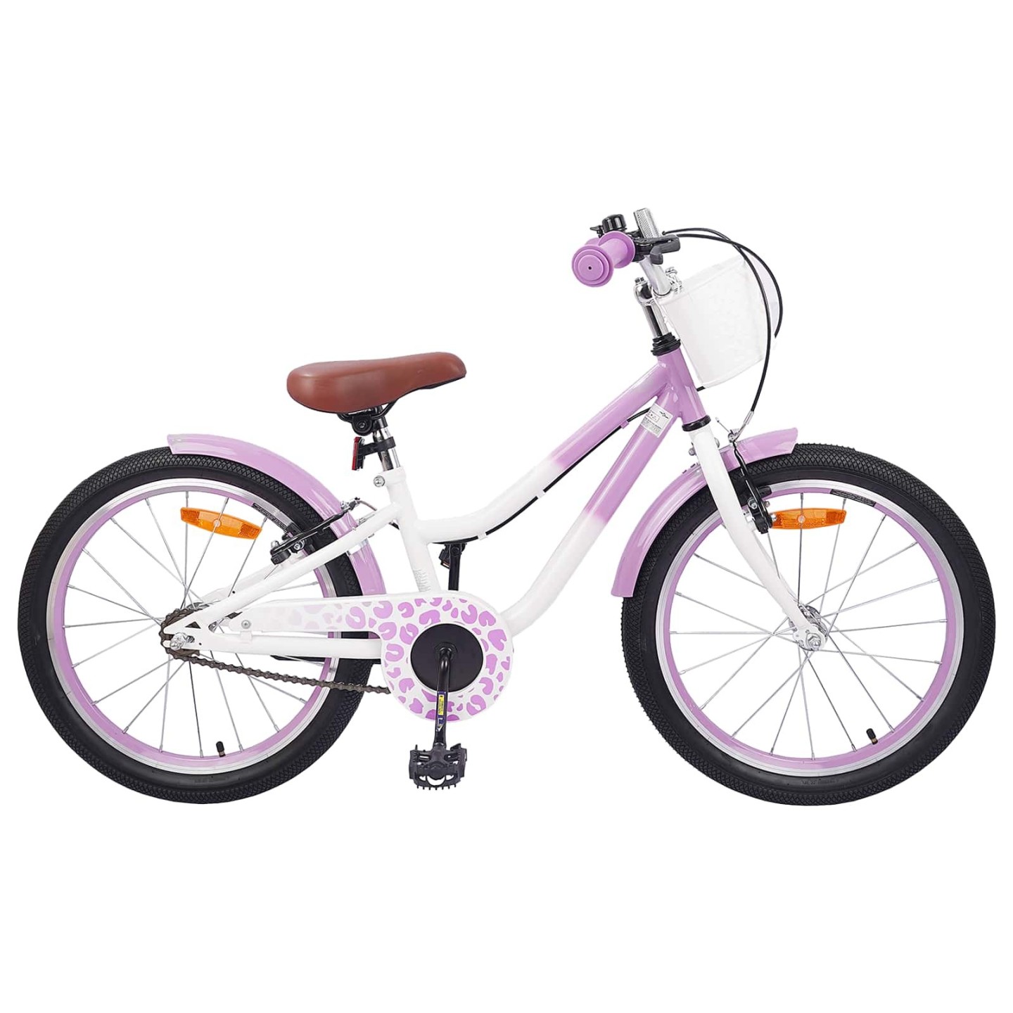 Vélo pour Enfants 18 Pouces for 5-7 Years Old Pourpre