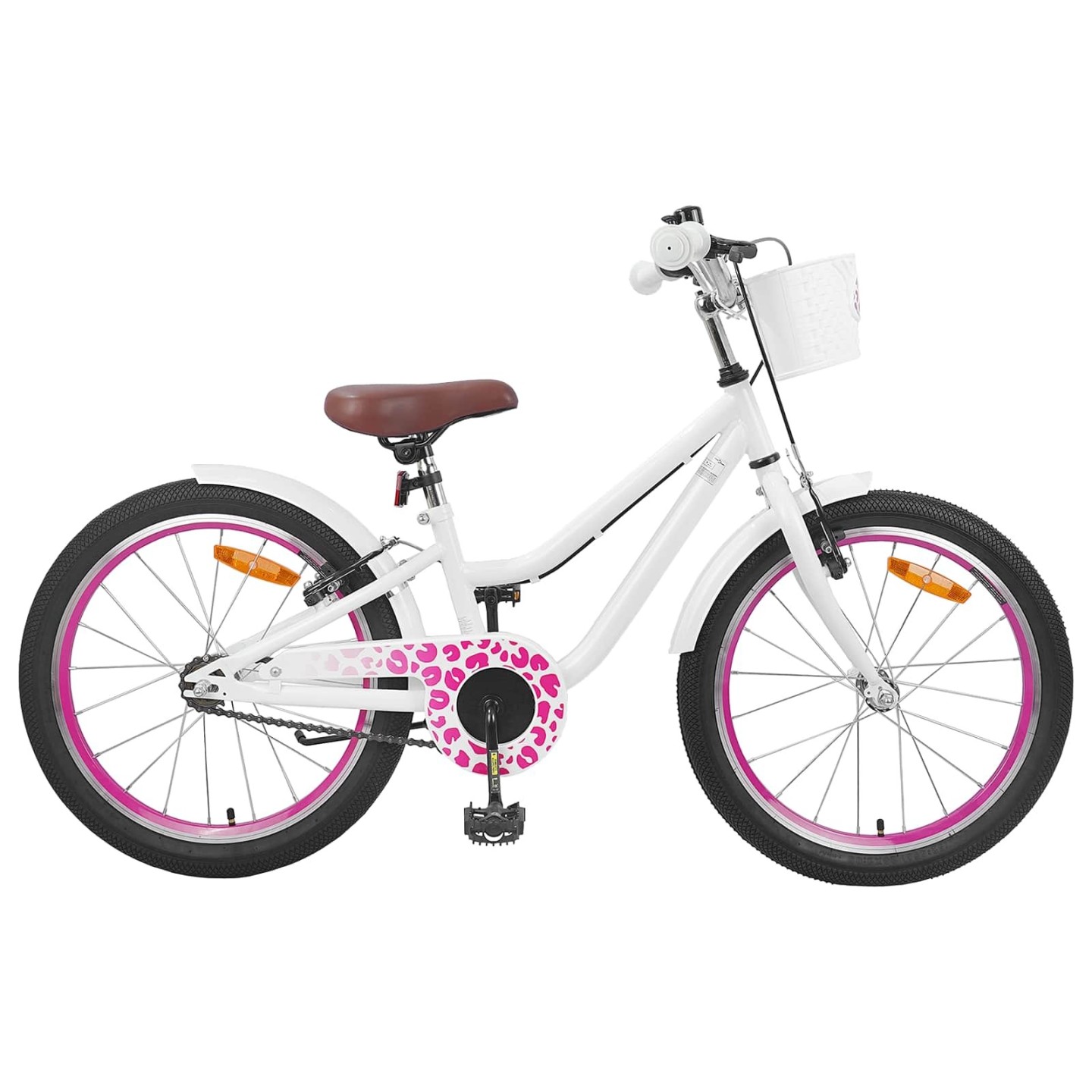 Vélo pour Enfants 18 Pouces for 5-7 Years Old Blanc
