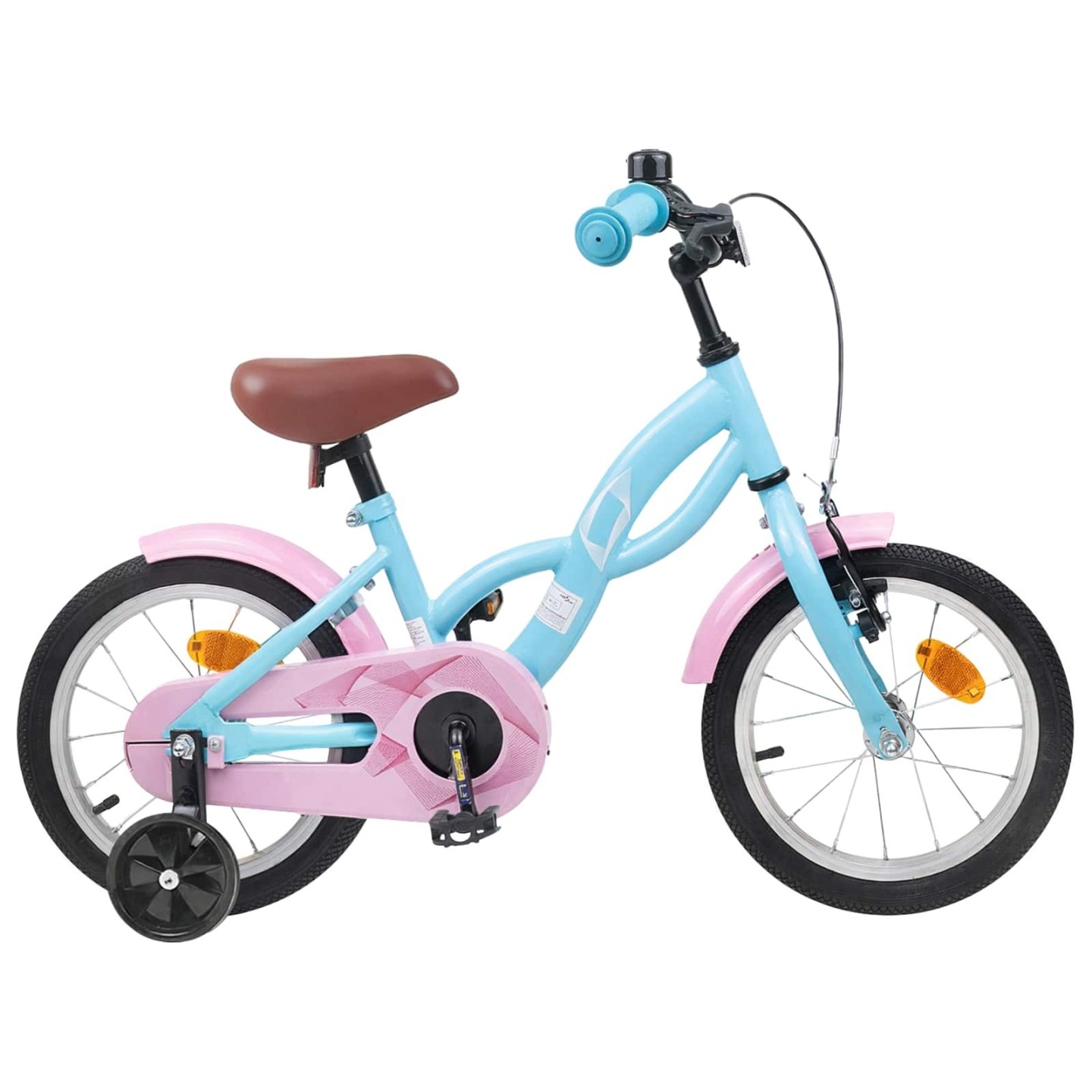 Vélo pour Enfants 14 Pouces pour les 3-5 ans Bleu clair