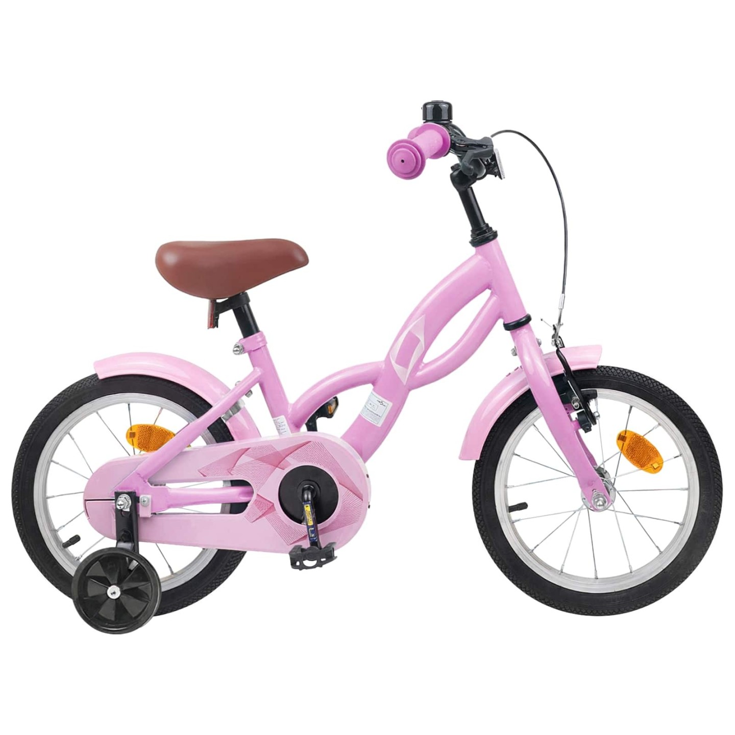 Vélo pour Enfants 14 Pouces for kids aged 3 to 5 Rose clair