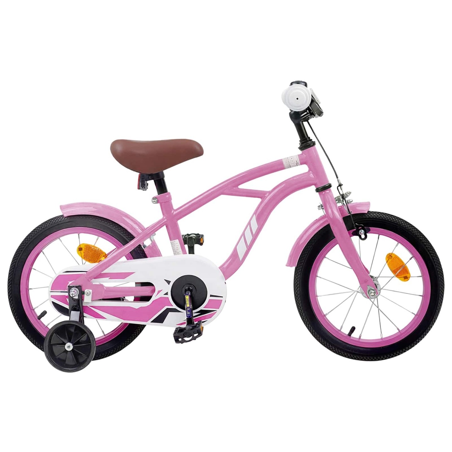 Vélo pour enfants 16 Pouces pour 4-6 ans Rose clair