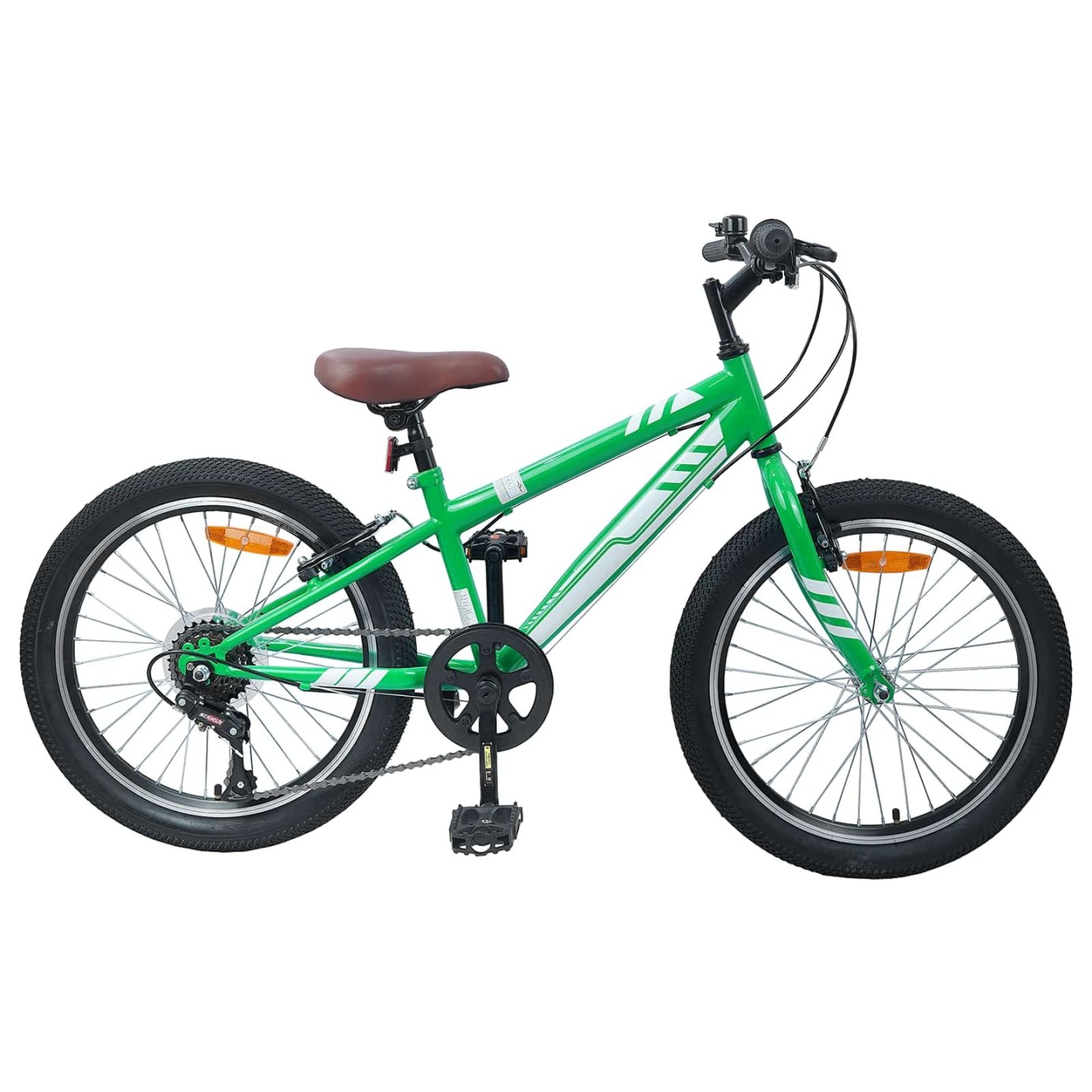 Vélo de Montagne 24 Pouces 6-Vitesse pour les 8-12 ans Vert