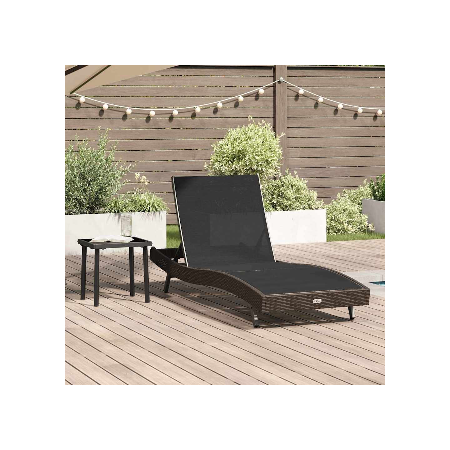 Transat 2 pc polyrotin Noir et Marron