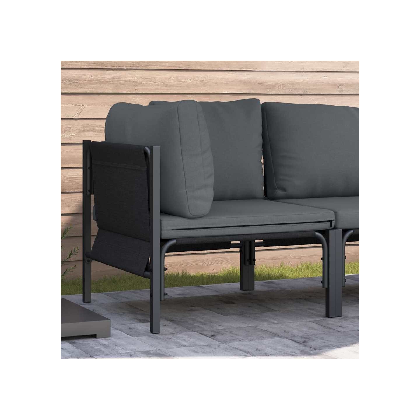 Mobilier de jardin Anthracite 80 x 80 x 71 cm Acier