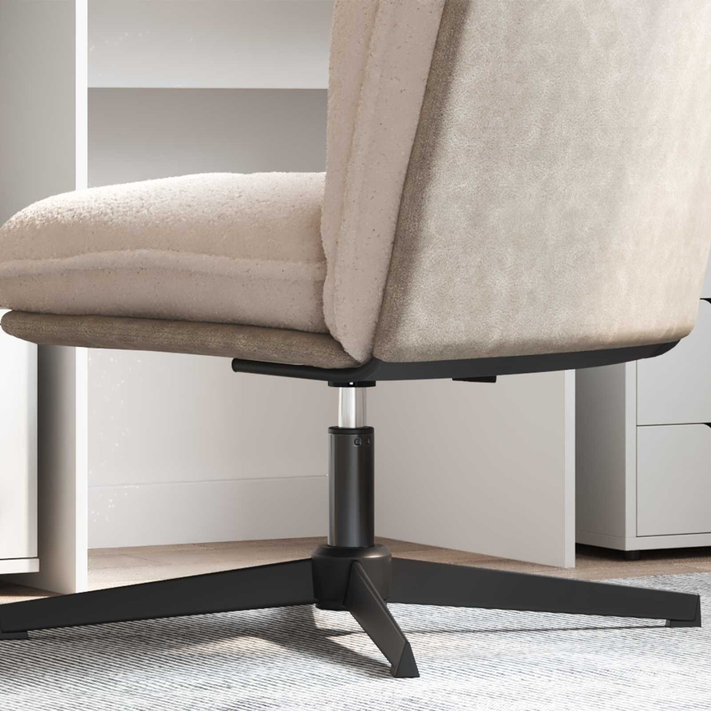 Cylindre à gaz de chaise de bureau Noir 239-309 mm Fer