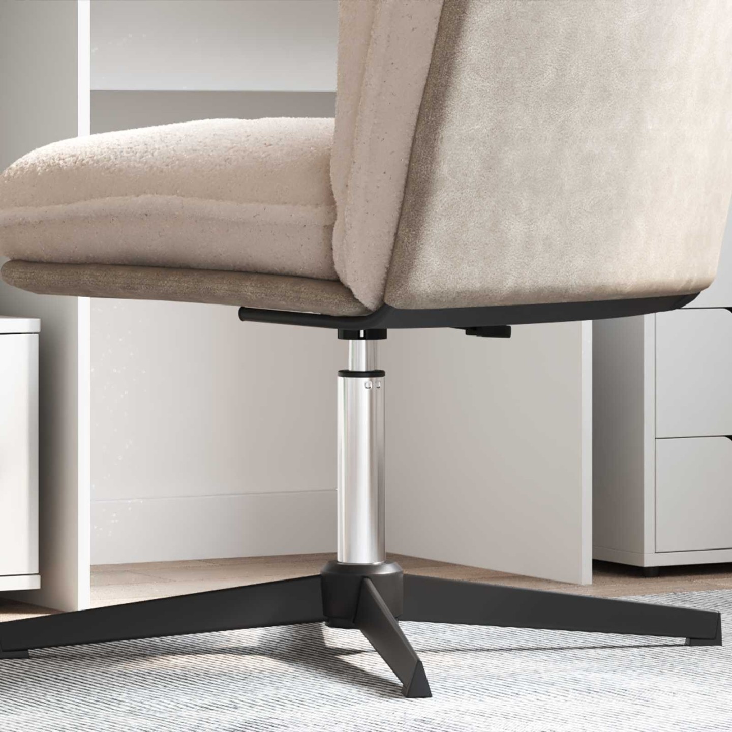 Cylindre à gaz de chaise de bureau Chrome 14 cm Fer