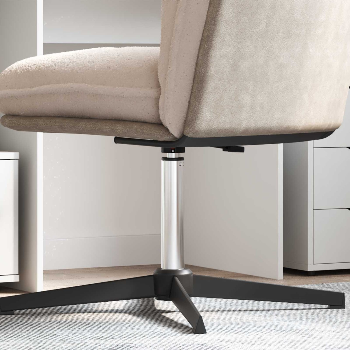 Cylindre à gaz de chaise de bureau Chrome 15,5 cm Fer