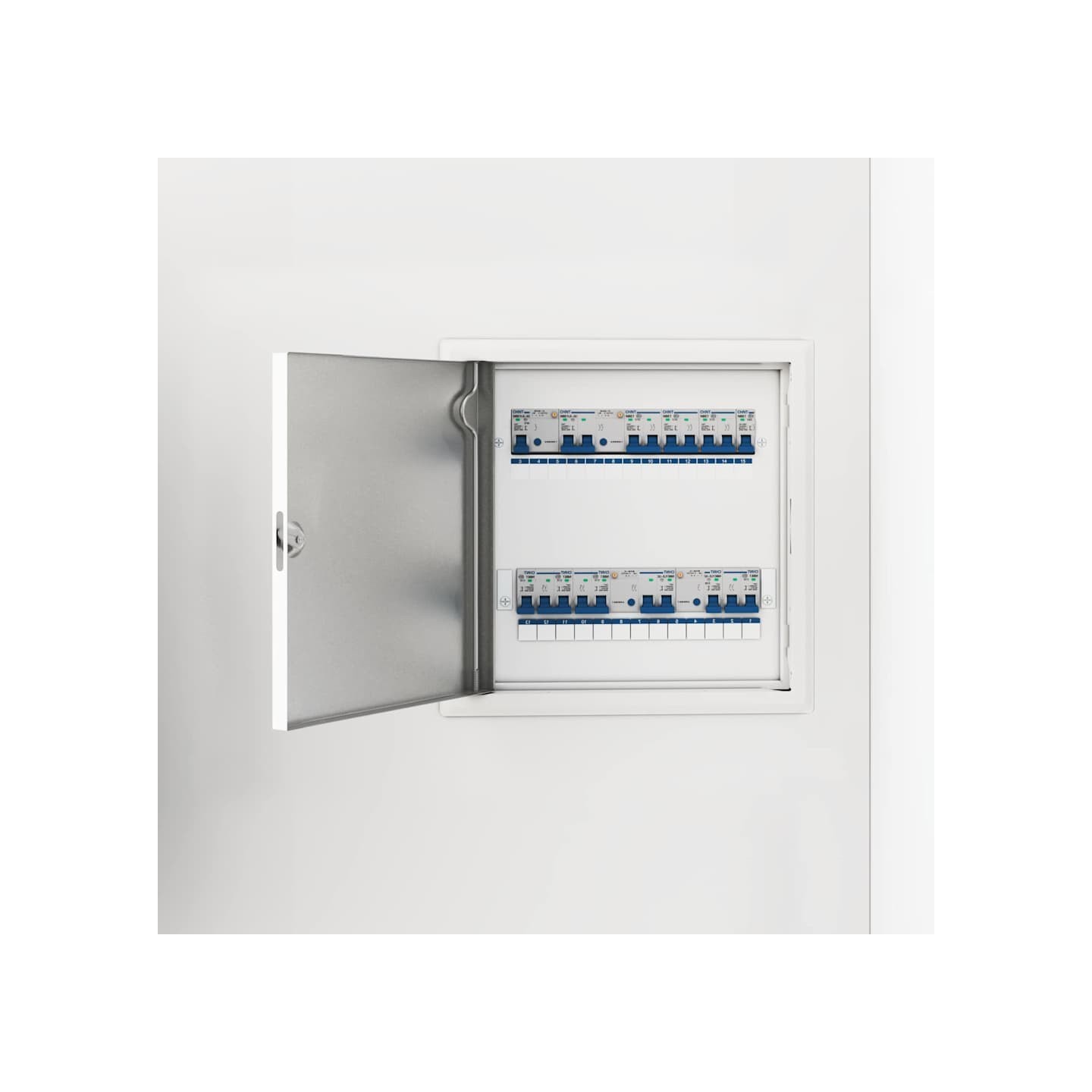 Panneau d'Accès Blanc 33 x 33 x 3 cm Acier