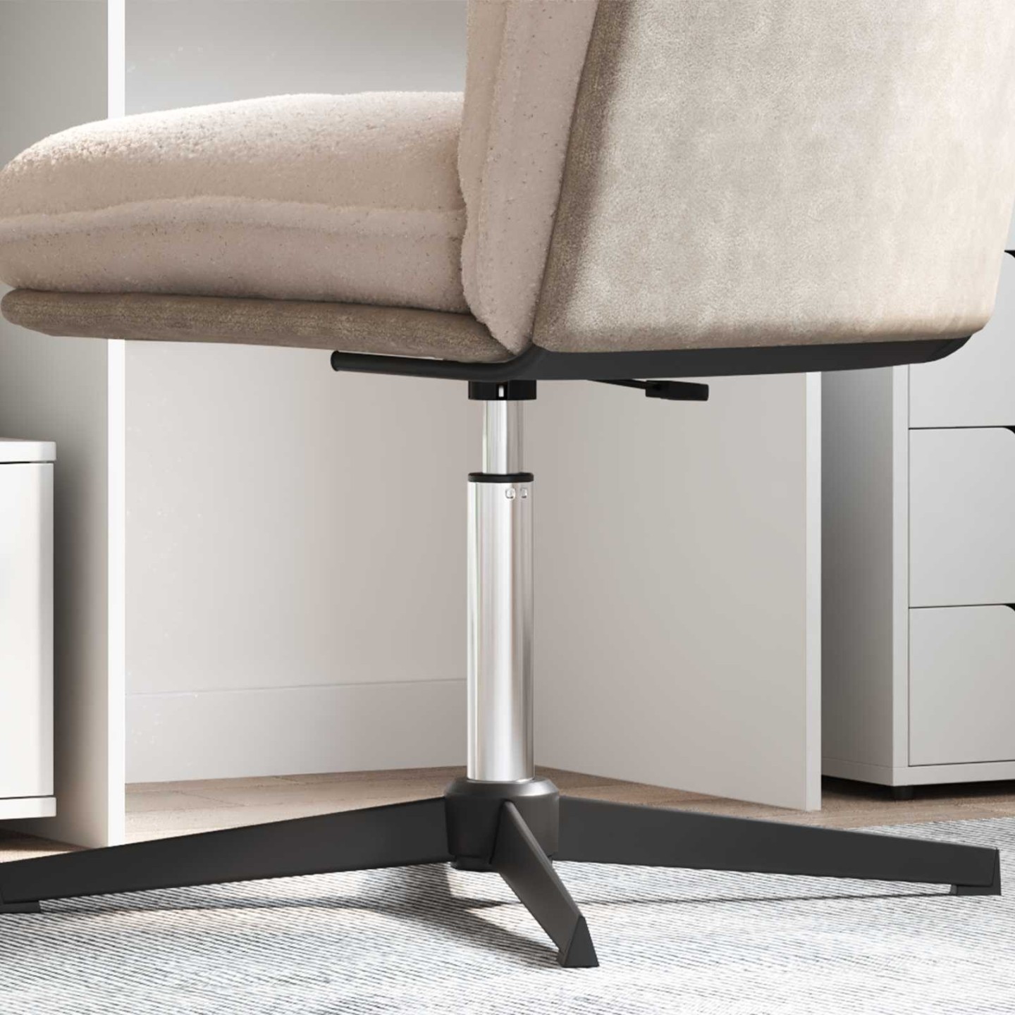 Cylindre à gaz de chaise de bureau Chrome 18,5 cm Fer