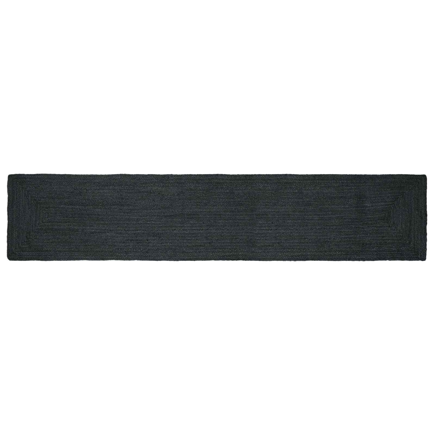 Tapis de zone Gris foncé 80 x 400 cm Jute