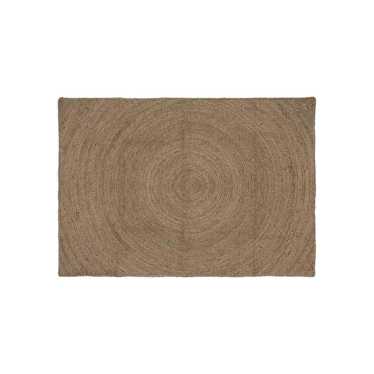 Tapis de surface Gris 140 x 200 cm Jute