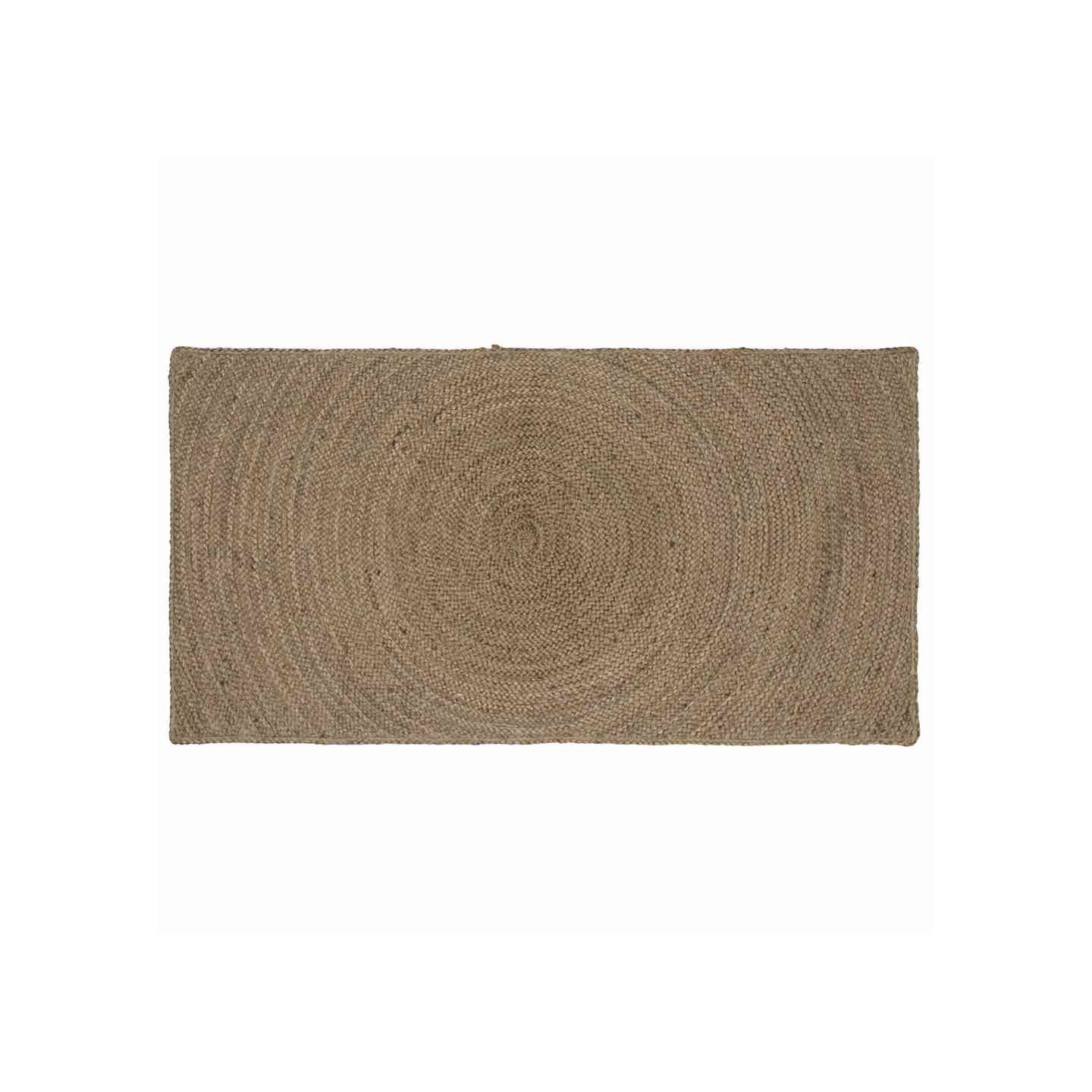 Tapis de surface Gris 80 x 150 cm Jute