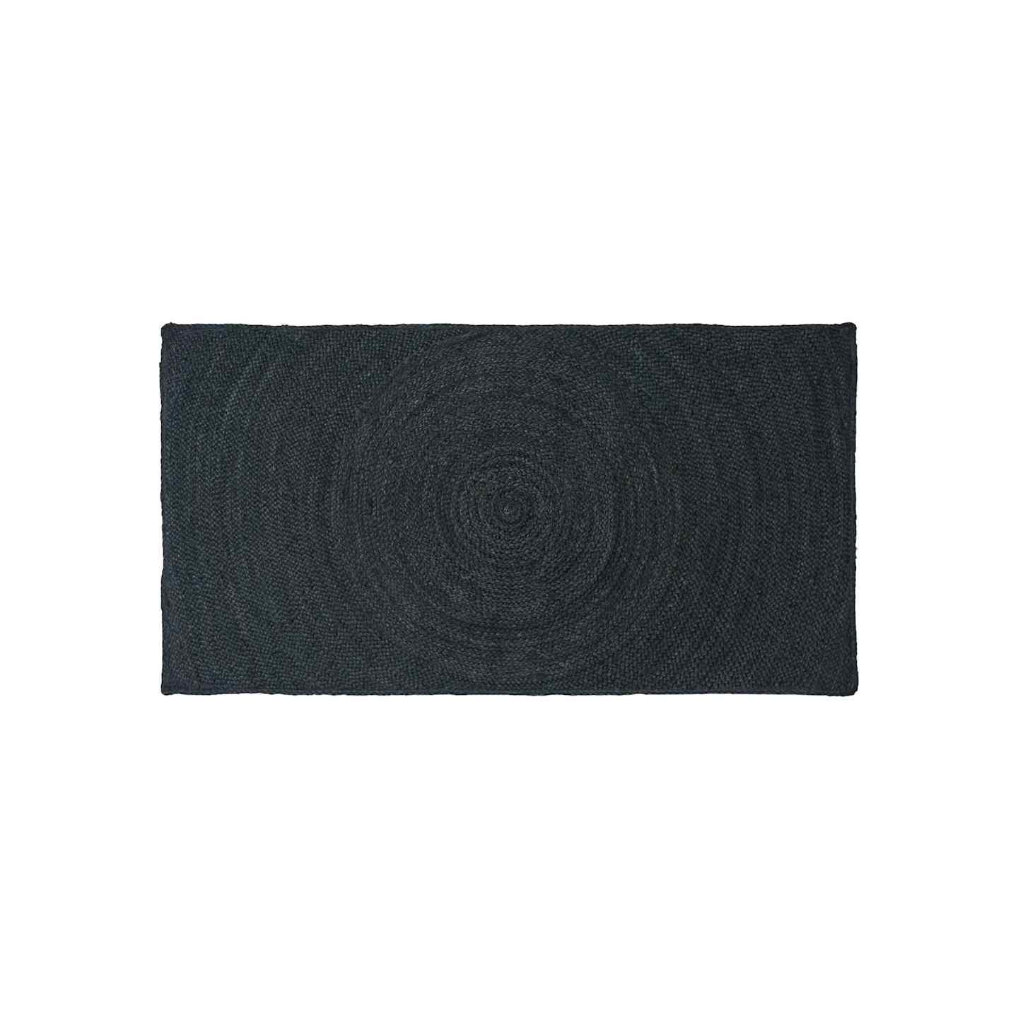 Tapis de surface Gris foncé 100 x 200 cm Jute