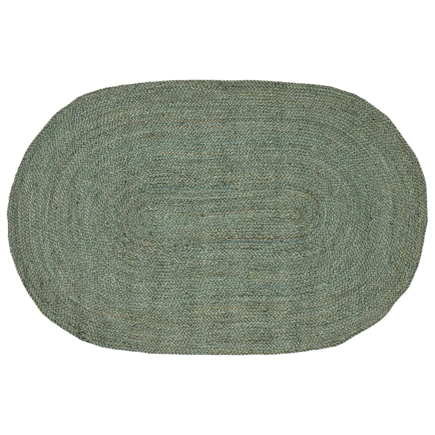 Tapis de surface Vert olive 100 x 152 cm Jute