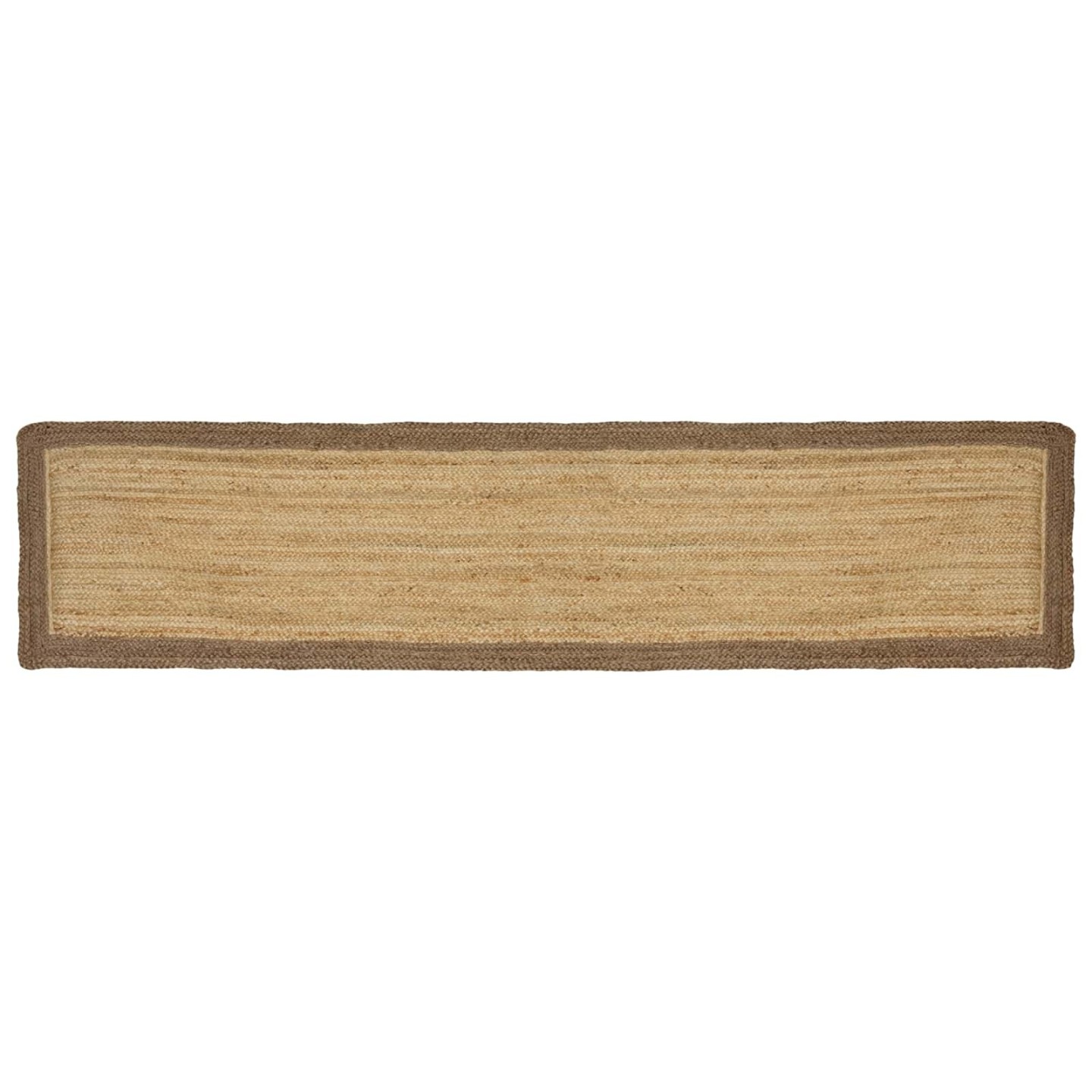 Tapis de zone Gris et naturel 60 x 300 cm Jute