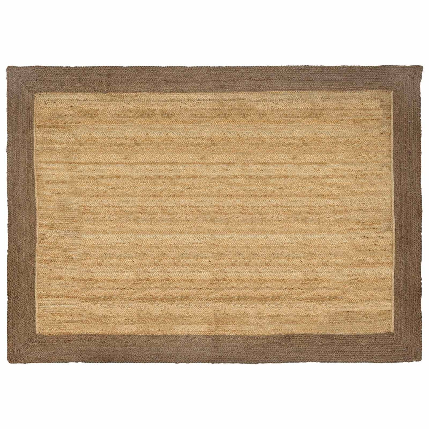 Tapis de zone Gris et naturel 200 x 290 cm Jute