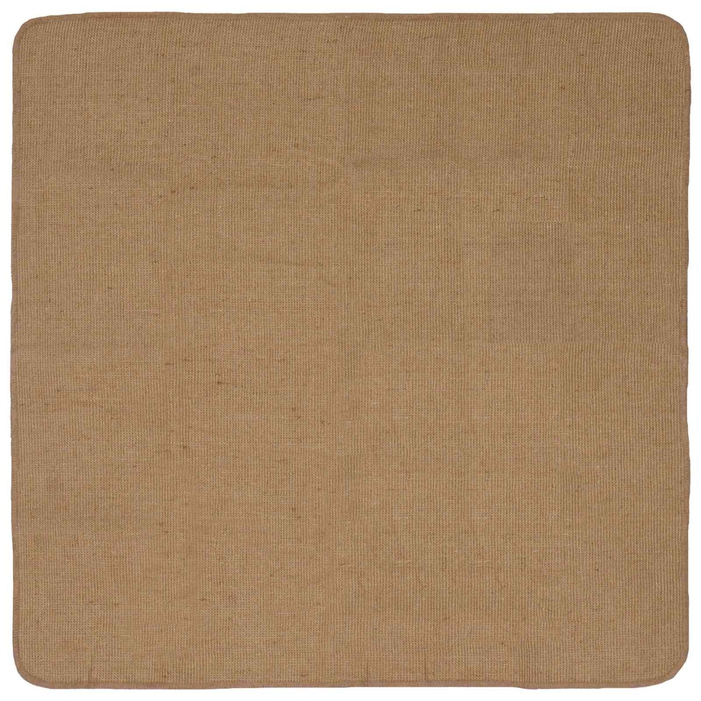 Tapis de zone Marron Clair 160 x 160 cm Jute