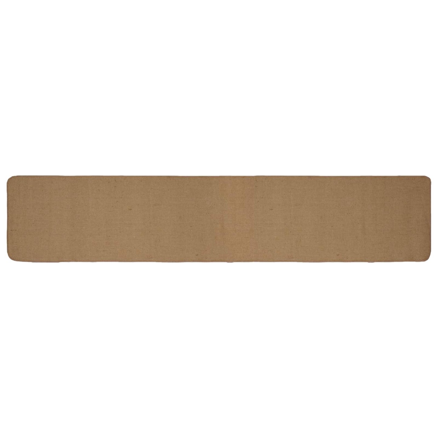 Tapis de zone Marron Clair 60 x 400 cm Jute