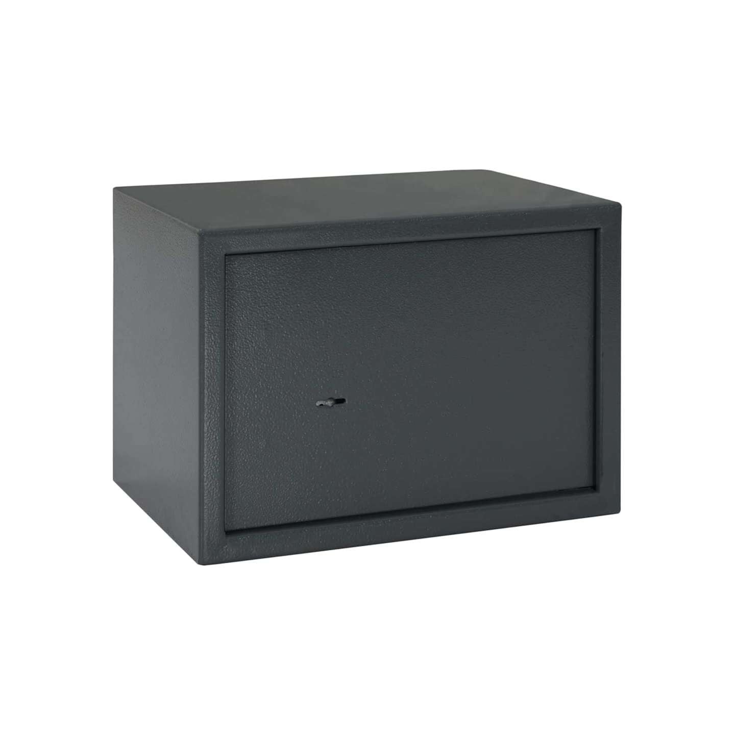 Coffre-fort avec verrouillage Gris foncé 35 x 25 x 25 cm Acier