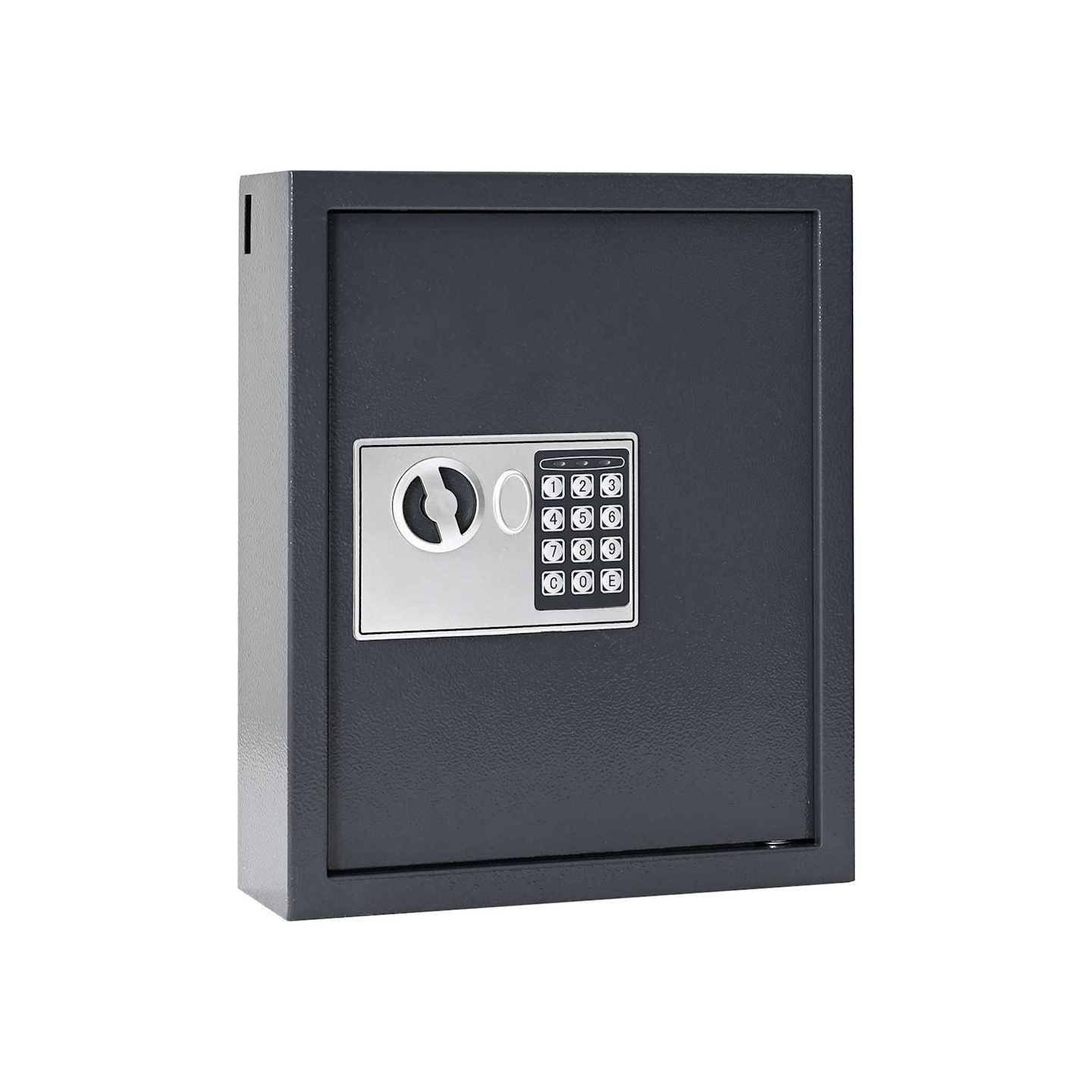 Coffre-fort numérique Gris foncé 30 x 10 x 36,5 cm Acier
