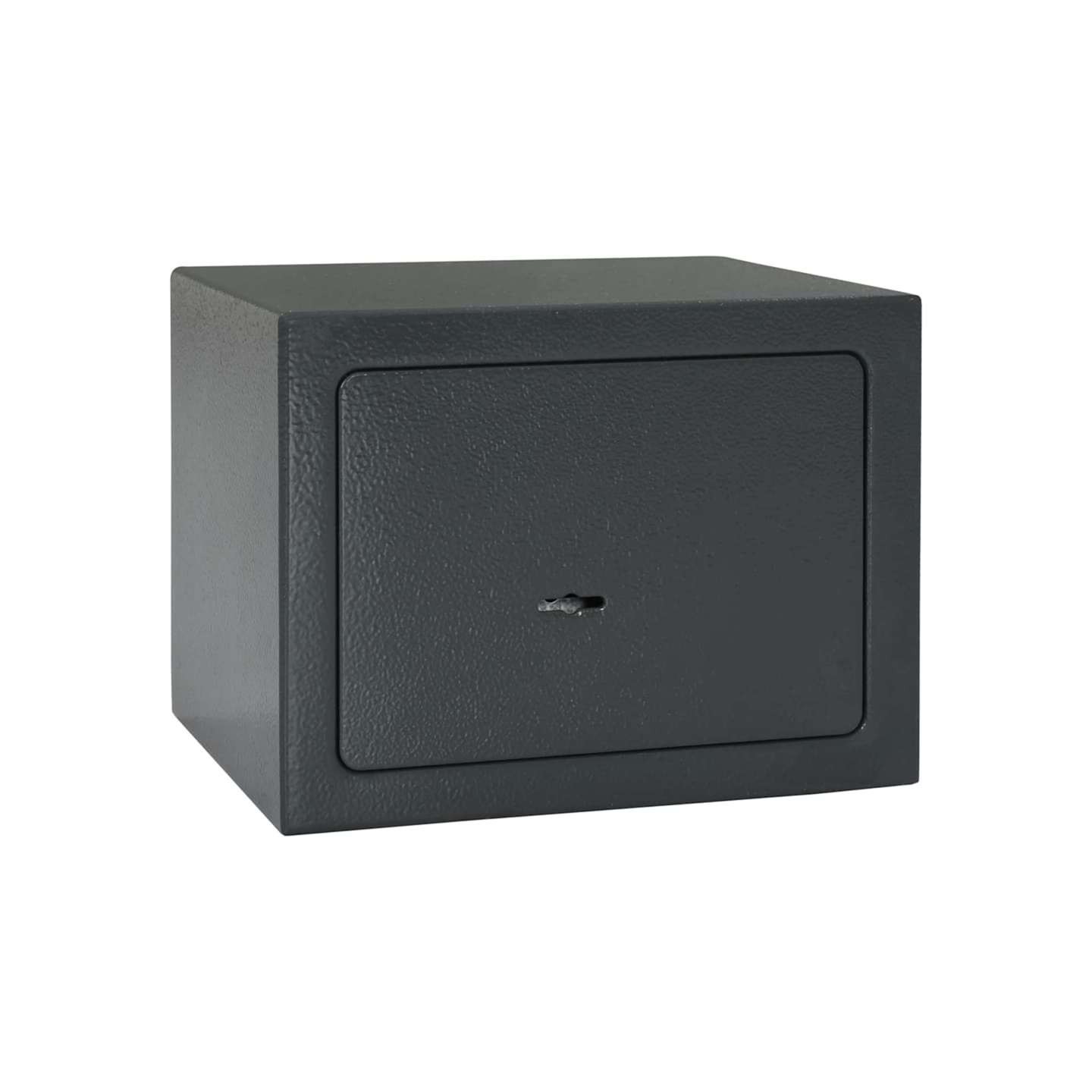 Coffre-fort avec verrouillage Gris foncé 23 x 17 x 17 cm Acier