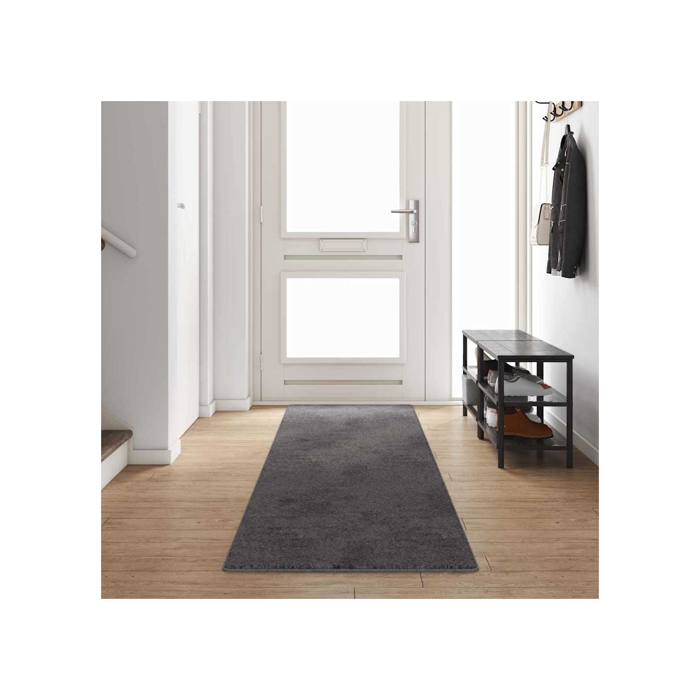 Tapis Couloir Gris 80 x 400 cm