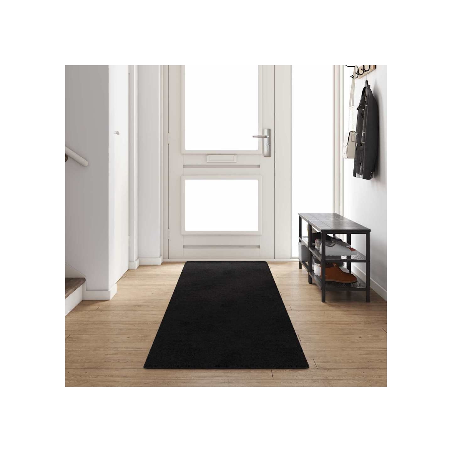 Tapis Couloir Noir 80 x 400 cm