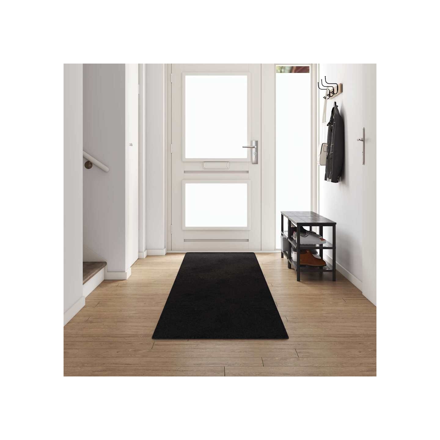 Tapis Couloir Noir 80 x 500 cm